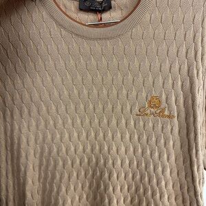 Loro Piana Beige Knit T-shirt